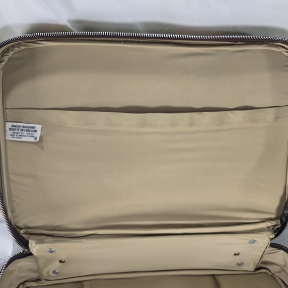 Vintage 1960s Floral Suitcase Briefcase Carry-On Bantam Travelware Mod Retro - Picture 8 of 9